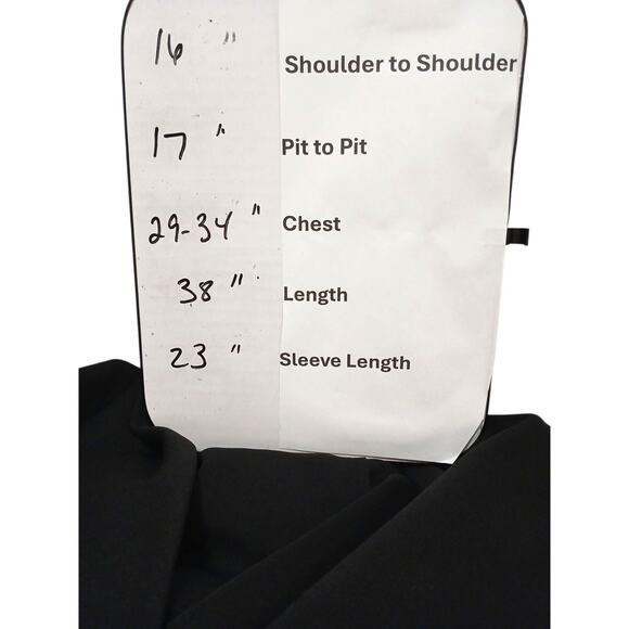 Zara Black Hooded Coat Brand New NWOT - Picture 14 of 16